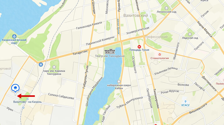В центре города